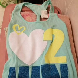 Justice Brand Girls Love To Win Tank Top Shirt s18